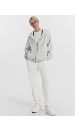 Брюки молочный