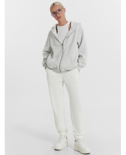 Брюки молочный