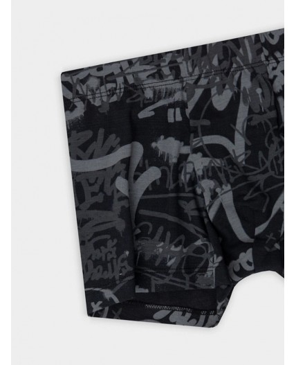 Трусы граффити на черном