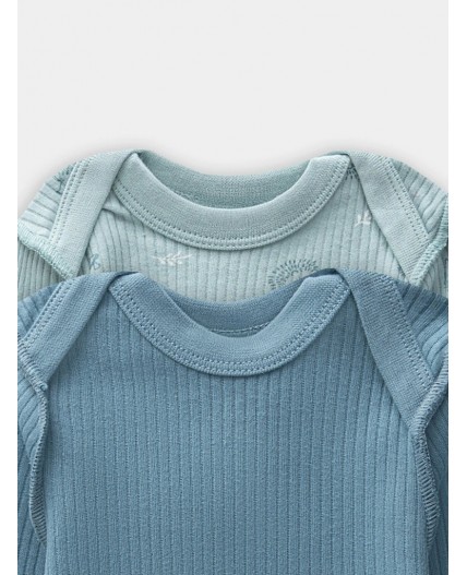 Боди ежики на мяте +пыльная бирюза