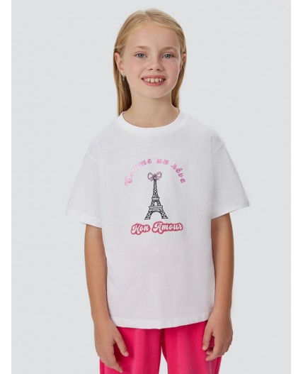 Комплект бантики на розовом +маджента +белый