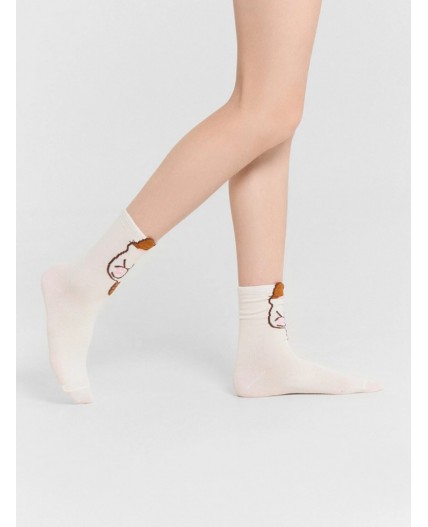 Носки молочный