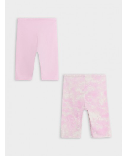 Шорты орхидея +бело -розовые разводы