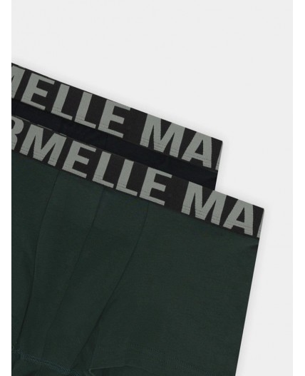 Трусы зеленый бархат + черный