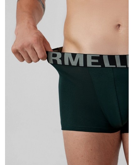 Трусы зеленый бархат + черный