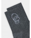 Носки т.серый меланж