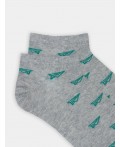 Носки серый меланж