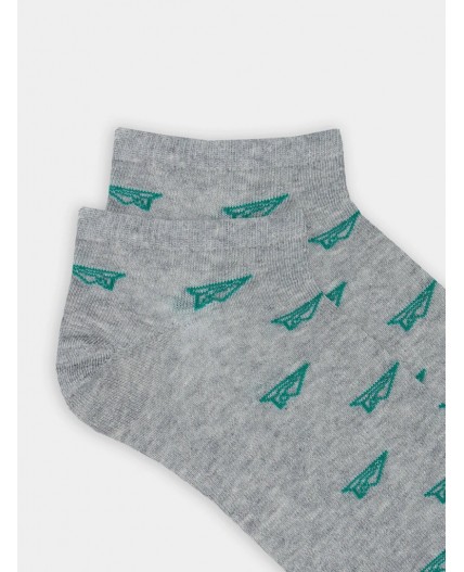 Носки серый меланж