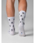 Носки св.серый меланж
