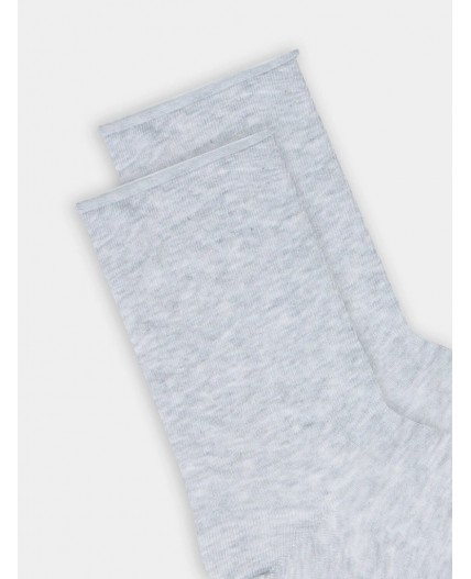 Носки св.серый меланж