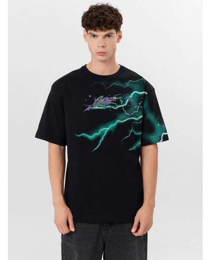 Футболка черный +печать3