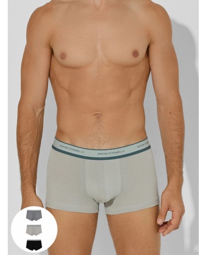 Трусы серый +т.серый +черный