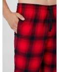 Шорты красная клетка на черном