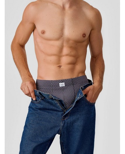 Трусы узор на темно -сером