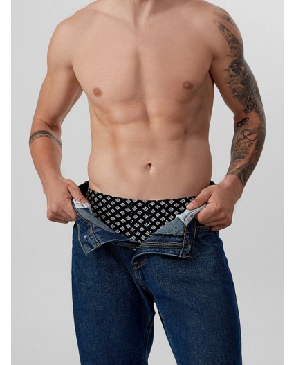 Трусы узор на черном1