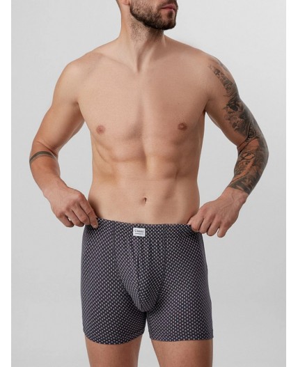 Трусы узор на темно -сером