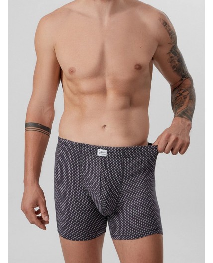 Трусы узор на темно -сером