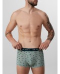 Трусы топоры на зеленом льду +т.зеленый +узор на черном