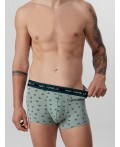 Трусы топоры на зеленом льду +т.зеленый +узор на черном