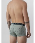 Трусы топоры на зеленом льду +т.зеленый +узор на черном