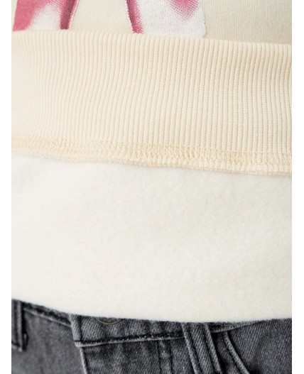 Худи айвори +печать