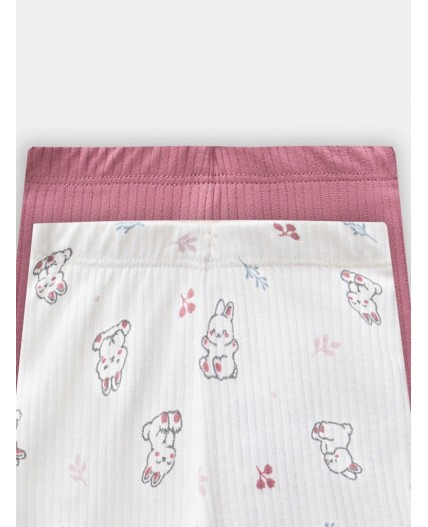 Ползунки зайчики на зв.белом +дымчатая роза