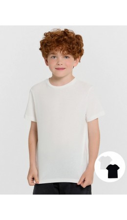 Футболка черный +белый