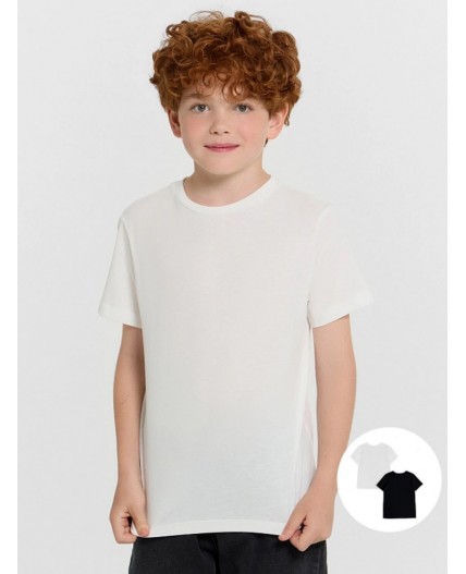 Футболка черный +белый