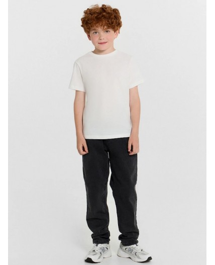 Футболка черный +белый