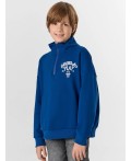 Толстовка сапфировый +печать