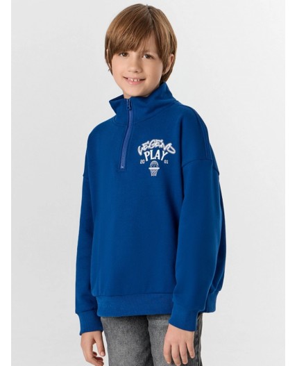 Толстовка сапфировый +печать