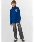 Толстовка сапфировый +печать