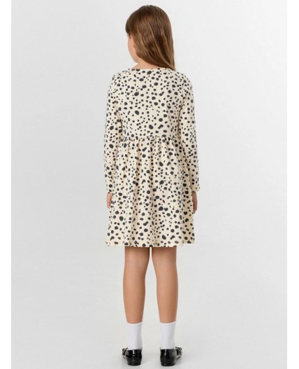 Платье пятнышки на айвори