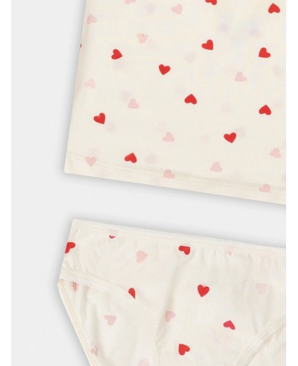 Комплект сердечки на молоке