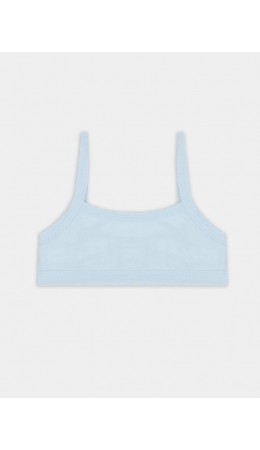 Топ голубой
