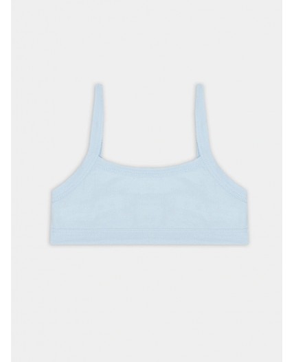 Топ голубой