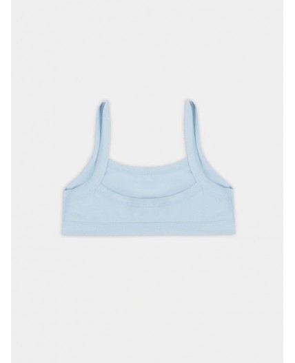 Топ голубой