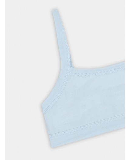 Топ голубой