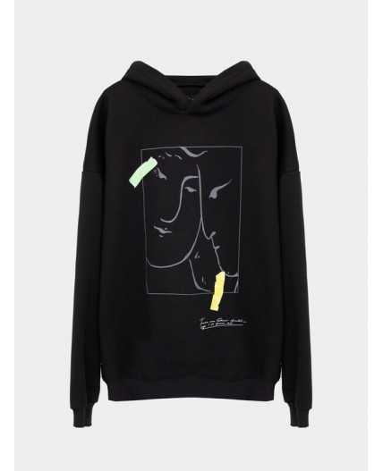 Анорак черный +печать3