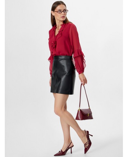 Блузка терракотовый