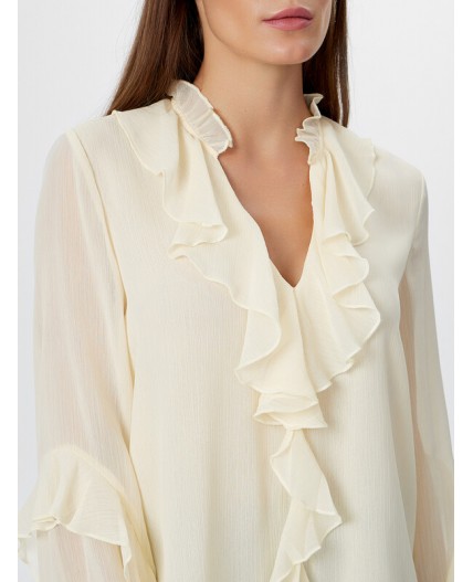 Блузка ваниль