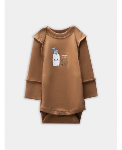 Боди печеньки/молочко на молочном +песочный