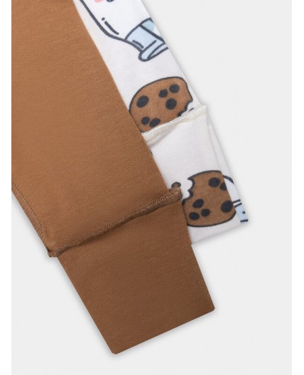 Боди печеньки/молочко на молочном +песочный