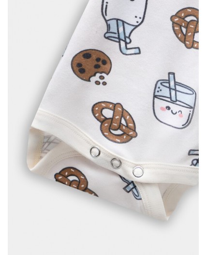 Боди печеньки/молочко на молочном +песочный