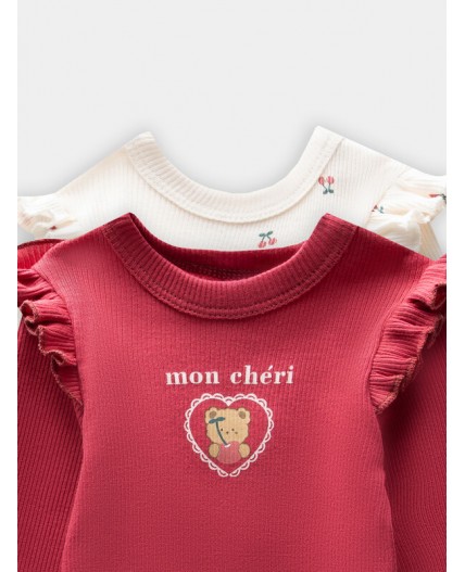 Боди вишенки на молоке +кисельный