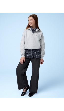 Джинсы темно -серый