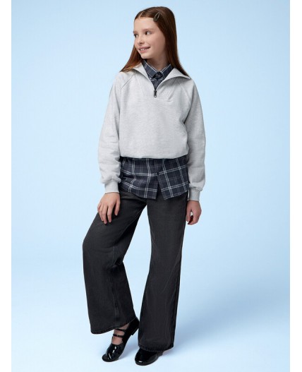 Джинсы темно -серый