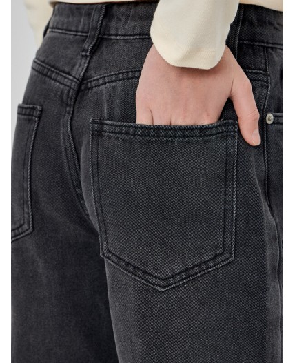 Джинсы темно -серый