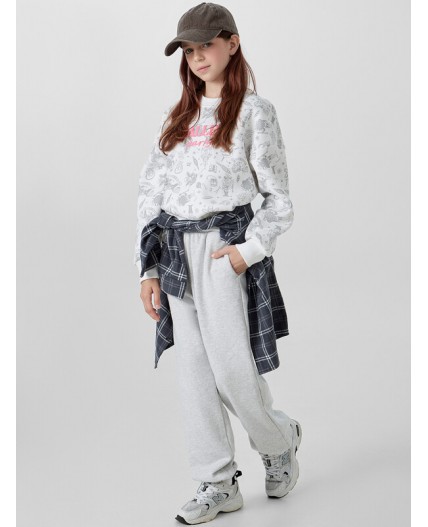 Брюки серый меланж 4306-А