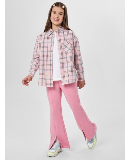 Брюки розовый